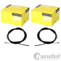 2X Triscan Handbremsseil Hinten Beidseitig Passend FüR Renault Megane