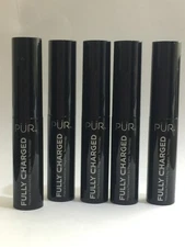 Pur Fully Charged Mascara Black Travel   .14oz  NEW No box  8 Pack  SEALED