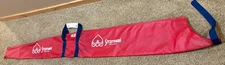 Sitzmark Ski Club MN Athalon vintage red Ski Bag 85" vintage Skiing Made in USA