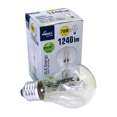 Leuci Eco Halogen Glühbirne 70W =90W/100Watt E27 Glühlampe klar warmweiß dimmbar