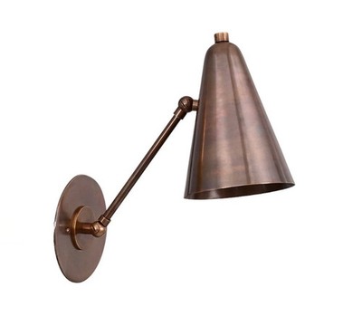 1 Light Mid Century Modern Raw Brass Handmade Sputnik Wall Light Sconce
