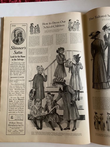 Ladies’ Home Journal lot of 2 vintage issues 1905-1909 Fashion/Ads/fiction - Picture 8 of 23