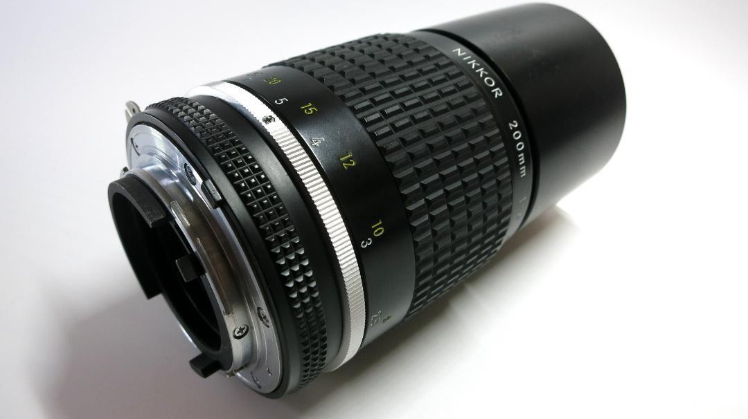 ニコン Nikon Nikkor Ai-S 200mm F4 #s-3 Nikon Nikkor 200mm f4 AI-S Manual Focus Telephoto Prime Lens