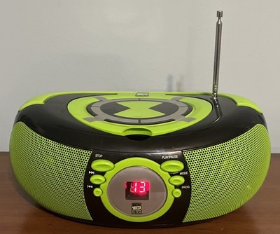 Ben 10 Ultimate Alien CD Player AM FM Radio Jazwares Tested Working