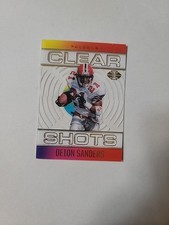 2021 Illusions Football Deion Sanders Clear Shots Insert SD5753