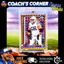2025 Topps Chrome /50 GOLD GEOMETRIC REFRACTOR Quenton Nelson #144 Colts 🔥