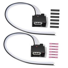 2PCS Front Turn Signal Light Connector Plug Harness for 2007-2018 Jeep