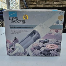 Proctor Silex Super Shooter Plus Cordless Cookie Press Food Decorator Complete