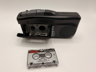 Olympus Pearlcorder S701 Mikrokassetten-Diktiergerät + Kassette geprüft TOP