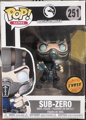 Funko Pop! Vinyl: Mortal Kombat Sub-Zero (Chase) #251 With Protector