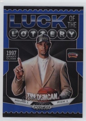 2024 Panini Prizm Black Luck of the Lottery Blue 132/199 Tim Duncan #3 HOF ru7