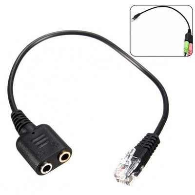 Effizienter Dual 3 5 mm Audiokabel Adapter für PC und Telefon Kompatibilität