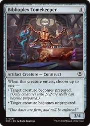 Biblioplex Tomekeeper #247 (Foil) - Secrets of Strixhaven