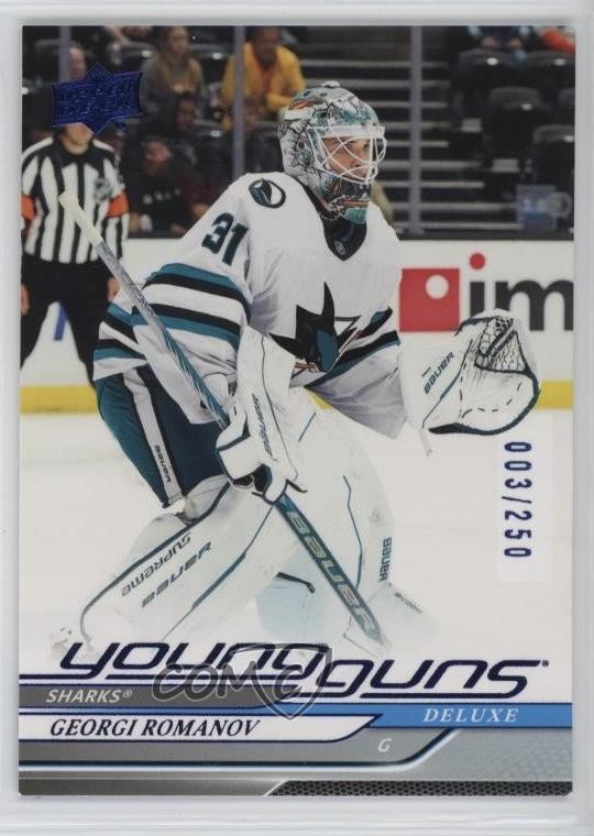 2024 Upper Deck Series 2 Young Guns Deluxe 3/250 Georgi Romanov #457 Rookie RC