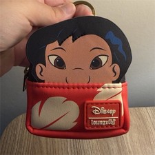 Loungefly Disney Lilo Stitch Lilo Mini Backpack Keychain Red
