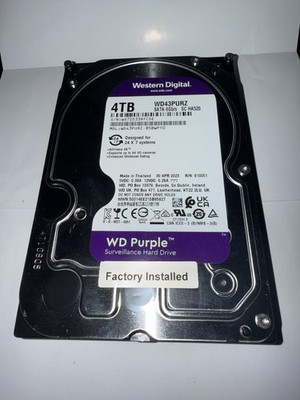 WD40PURZ Western Digital Purple 4TB 7.2K SATA 3.5'' Surveillance Hard Drive