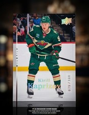 2022-23 Upper Deck Extended Series UD Exclusives/100 Kirill Kaprizov T-34 Wild
