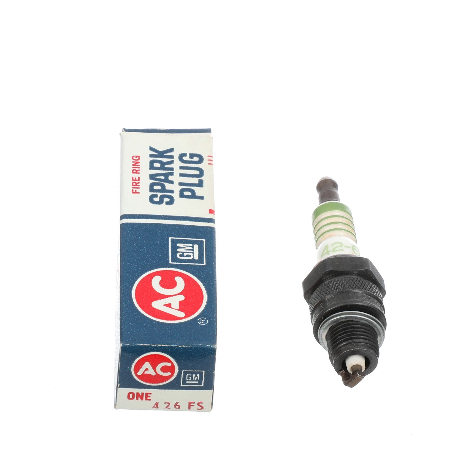 Genuine GM OEM NOS AC FIRE RING SPARK PLUG 42-6FS 5613616