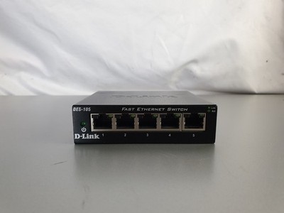 D-Link DES-105 5-Port Fast Ethernet Switch Netzwerk Switch Netzteil