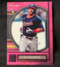 Topps 2025 Museum Collection Pink Sapphire Rookie Dylan Crews Nationals #67 /199