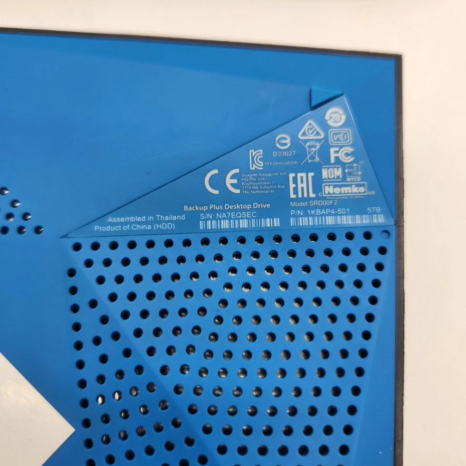 Seagate 5TB Backup Plus External External Desktop Storage Hard Drive SRD00F2 - Image 2 of 4