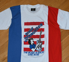 1980's BRUCE SPRINGSTEEN vtg original Rare 1985 Concert Tour tee shirt M/L