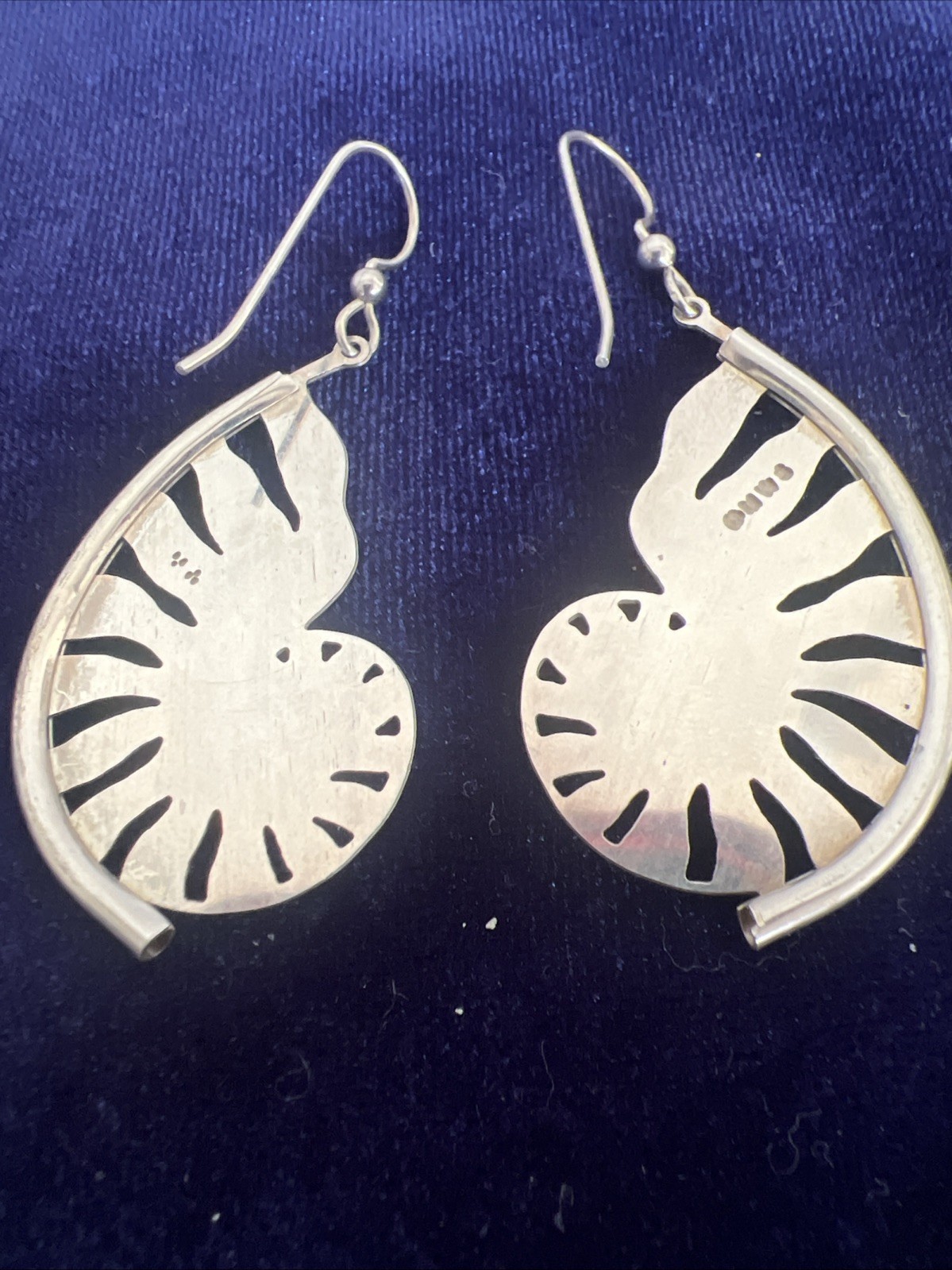 Sterling Silver Celtic Spiril Dangle Drop Earring… - image 5