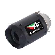 2 Universal Motorcycle Exhaust Muffler Pipe T...