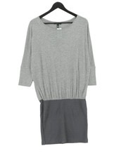 Mango Jumper Midi Dress XS in Grey