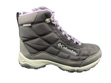 Columbia Mujer Bota de Nieve Invierno BL1766-010 Firecamp Negro Ciruela Púrpura Talla 8.5