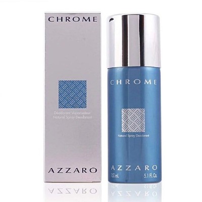 Azzaro Men's Chrome Deodorant Spray 5.0 oz Fragrances 3351500020348