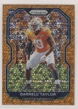 2020 Panini Prizm Rookie Orange Disco Prizm Darrell Taylor #389 8d2
