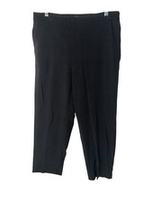 Draper's  Damon's Women's Dress Pants Black Bi-Stretch Size Petite Medium