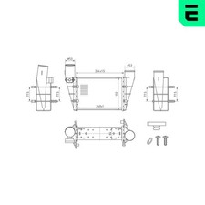 Ladeluftkühler ERA 672105 für VW PASSAT B5 3B2 Variant 3B5 TDI 4motion Syncro A4