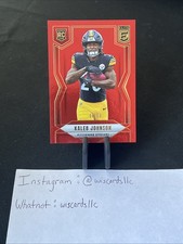 2025 Panini Donruss Elite - Rookies Kaleb Johnson #127 Red /99 (RC)