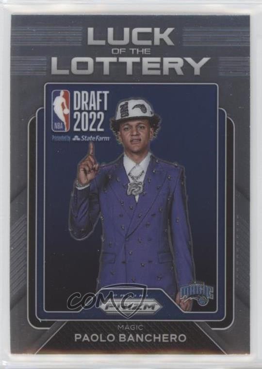 2022-23 Panini Prizm Luck of the Lottery Paolo Banchero #11 Rookie RC 0s9t