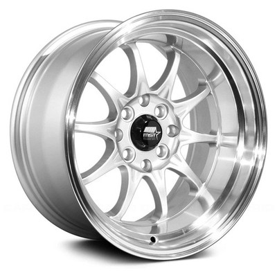 MST MT11 Wheels 17x9 (20, 5x114.3, 73.1) Silver Rims Set of 4