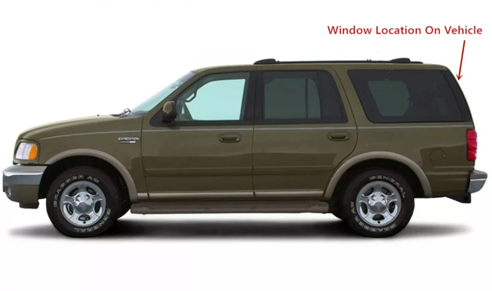 Fits 97-02 Ford Expedition Lincoln Navigator Rear Back Window Glass Heated Foto 4 de 4