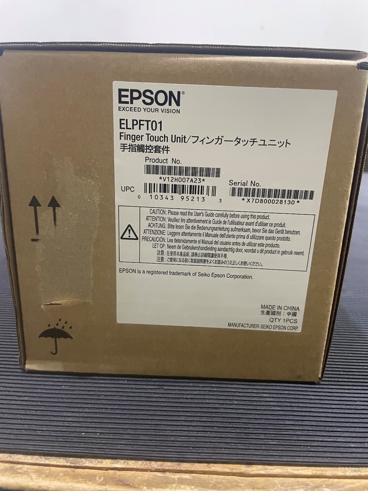 Epson ELPFT01 Interactive Finger Touch Module - NEW