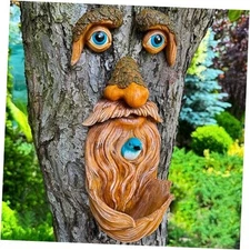  Tree Faces Decor Outdoor - Old Man Bird Feeder - Tree Hugger Garden 