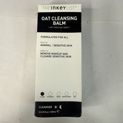 The Inkey List Oat Cleansing Balm Cleanser Remove Makeup Cleanse 5 oz