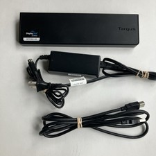 Targus ACP70USZ USB 3.0 SuperSpeed Dual Video Docking Station w/ Power & Cable
