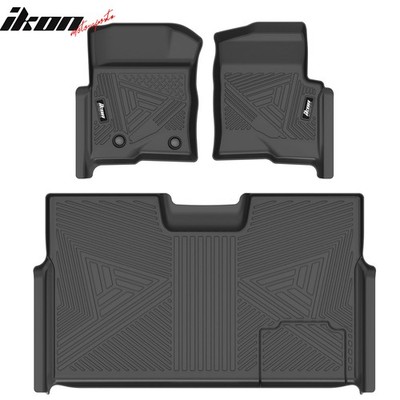 Fits 09-14 Ford F-150 Super Crew Cab IKON Floor Mat All Weather 5-Seat Carpets