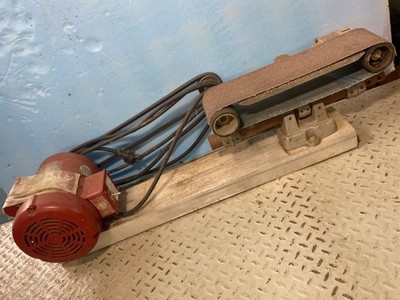 Vintage WARDS Power Craft #A60 Tabletop Belt Sander  w/modern 1/2hp Motor