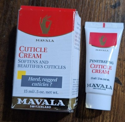 New Open Box Mavala Penetrating Cuticle Cream 0.5 oz