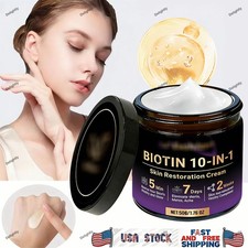 NEW Biotin 10-in-1 Skin Restoration Cream, Professional Skin Treatment Cream US