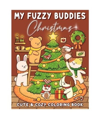 My Fuzzy Friends: Cute and Cozy Coloring Book for Adults and Kids with Easy Desi