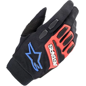 Alpinestars Full Bore XT Motorcycle Motocross Gloves - Black / Bright Red / Blue