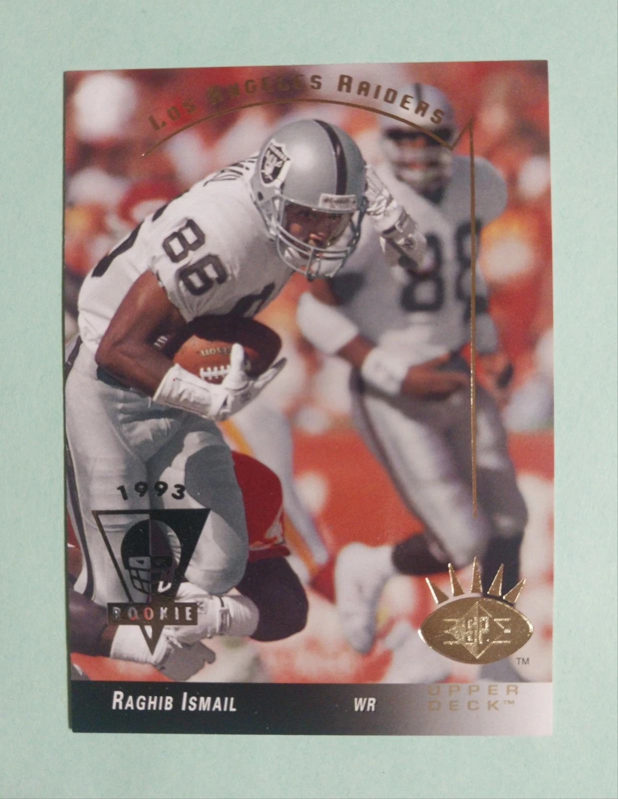 Raghib Ismail RC 1993 UD SP #131 Los Angeles Raiders Rookie WR