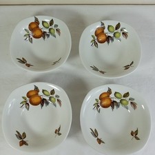 Vintage Midwinter Stylecraft Fashion Shape Bowls X 4 Set Staffordshire 